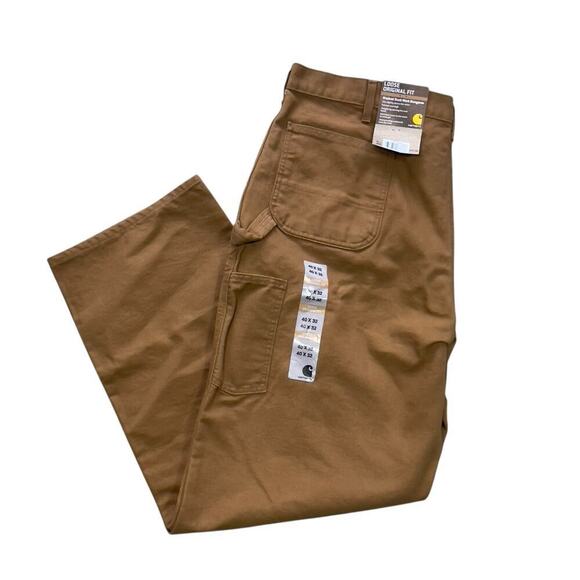 Carhartt B11 Washed Duck Work Loose Fit Pant Brown 40 x 32 NWT - Picture 6 of 12
